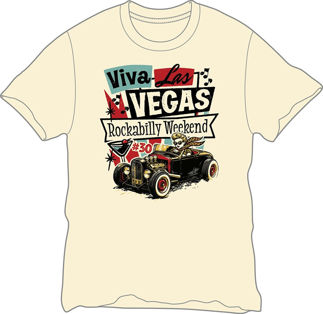Viva Las Vegas Rockabilly Weekend #30 Men's Tee- PRESALE